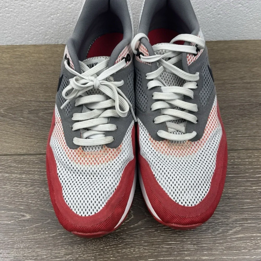 Nike Air Max 1 Breathe‎ Men's Sz 11 University Red Sneakers 644140-002